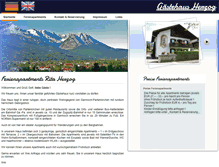 Tablet Screenshot of herzog-gap.de